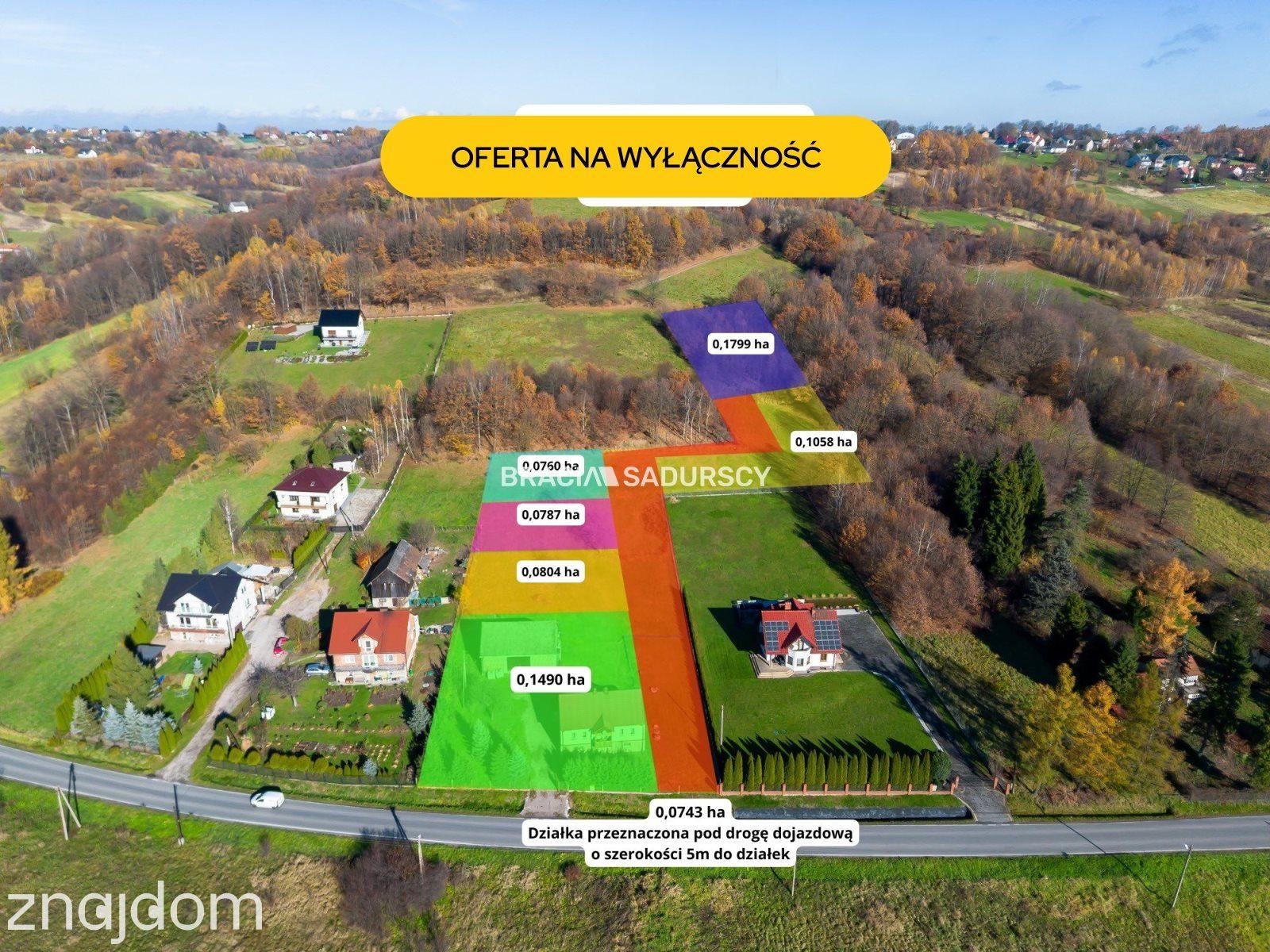 Działki pod lasem ze świetnym dojazdem Leńcze