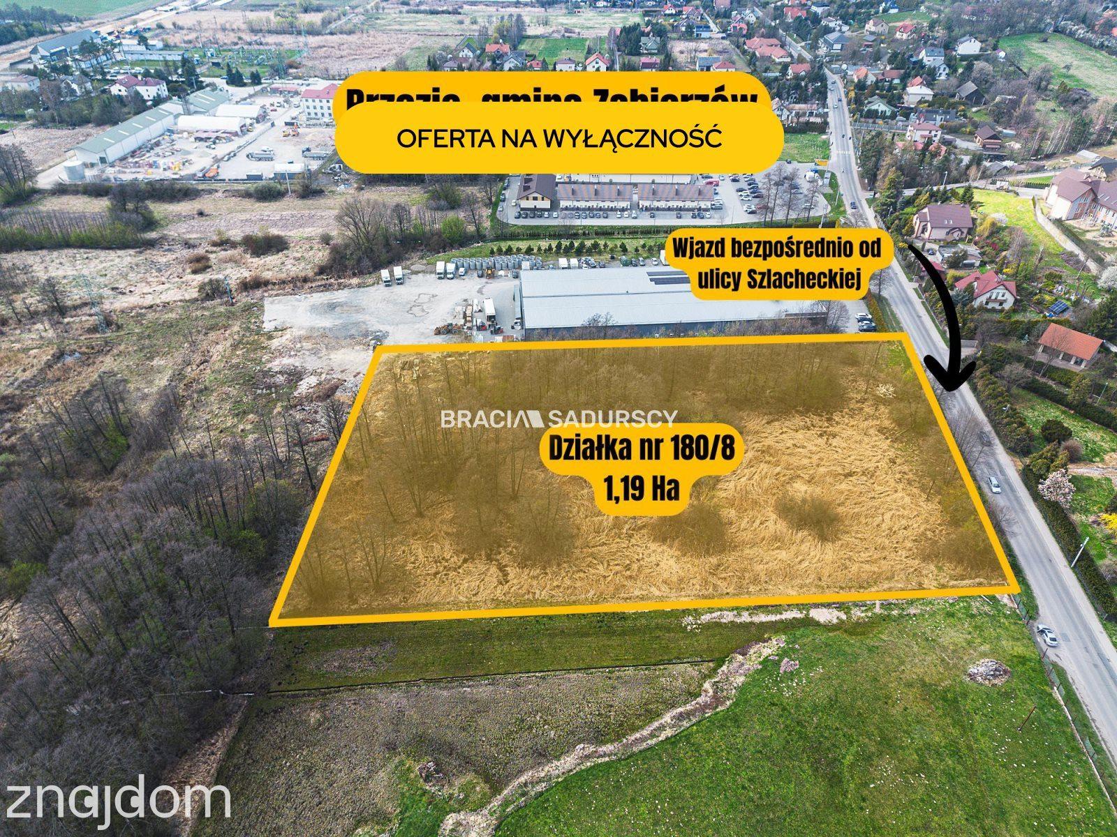Atrakcyjna nieruchomość usługowa w Brzeziu 1,19 ha