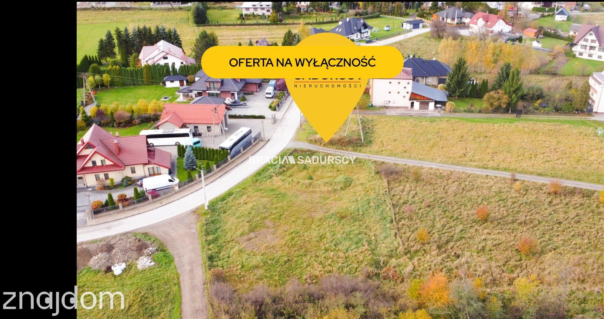 Działka 20 arów - Mszana Dolna – rejon Zarabie