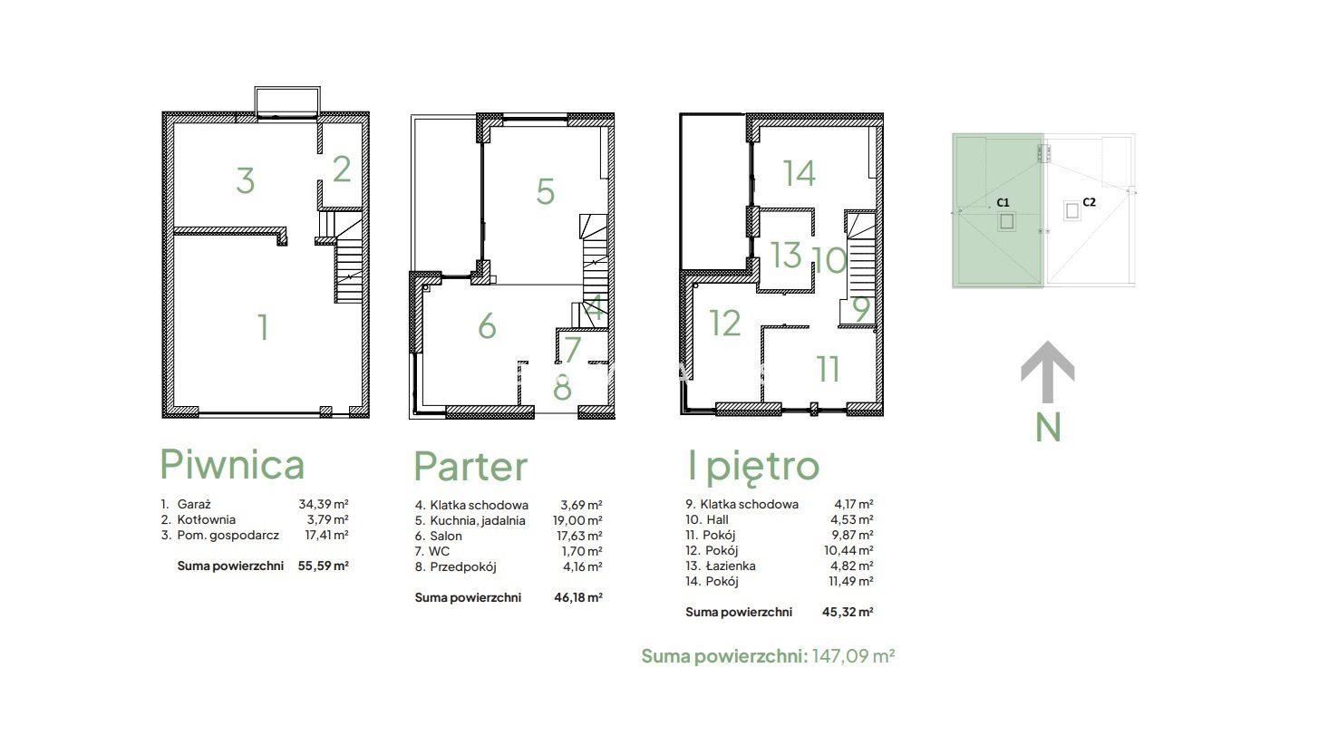 Nowoczesny dom w zielonej okolicy 147m2 - zdjęcie 14