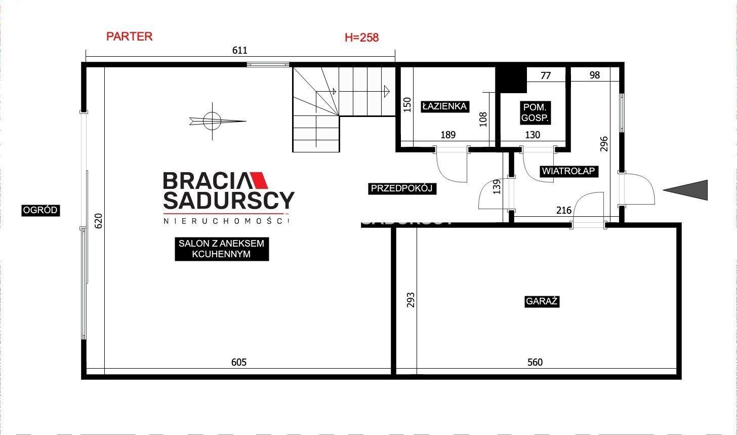 124 m² z ogrodem , 3 sypialnie, Garaż, W. Standard - zdjęcie 47