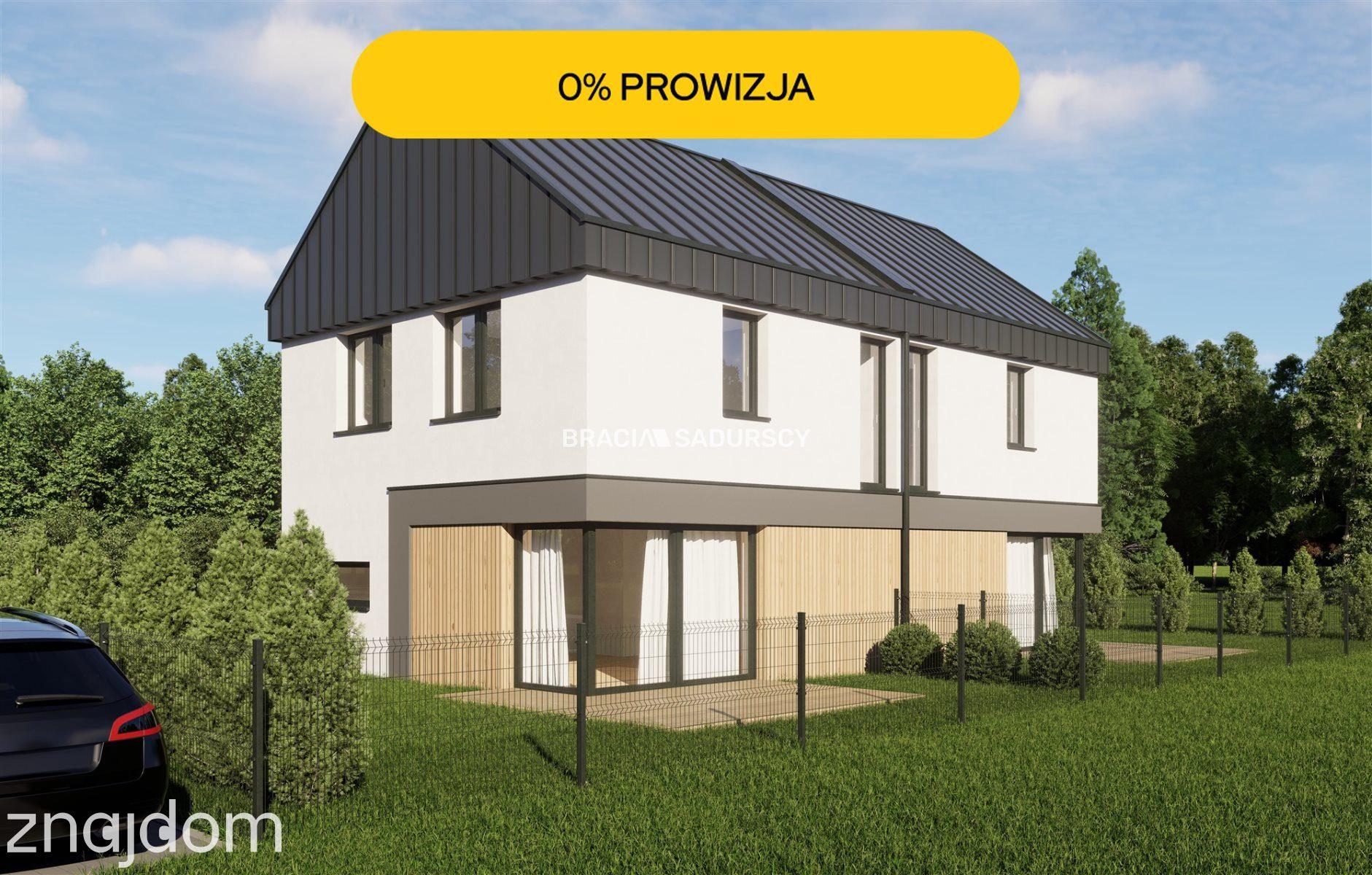3pok.65m2 dwupoziomowe/nowoczesna bryła budynku