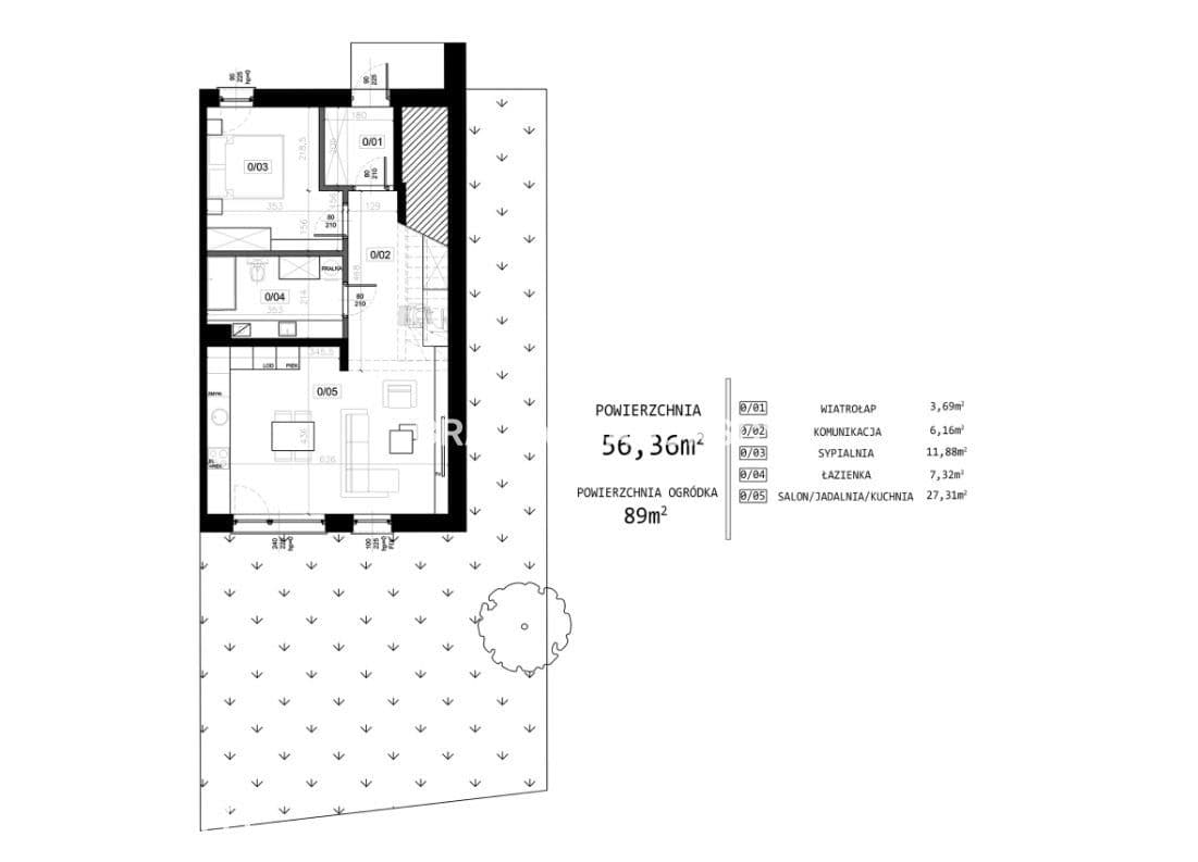 Parter z 85 m² ogródkiem przy Łąkach Nowohuckich - zdjęcie 12