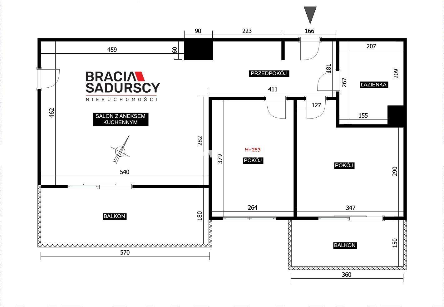 3 POKOJE l 2 BALKONY l 60M2 l WOLA DUCHACKA - zdjęcie 3