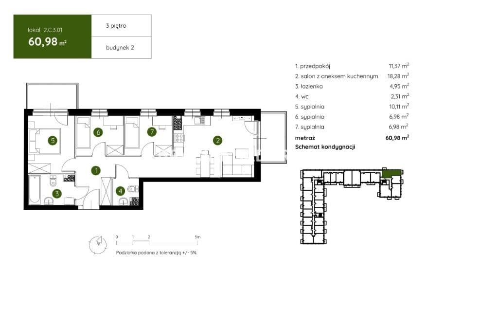 Smart Apartament na Prądniku Białym blisko Zieleni - zdjęcie 3