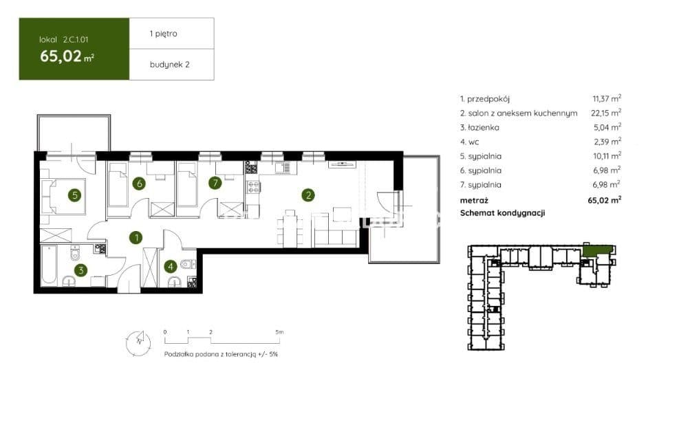 Smart Apartament na Prądniku Białym blisko Zieleni - zdjęcie 5