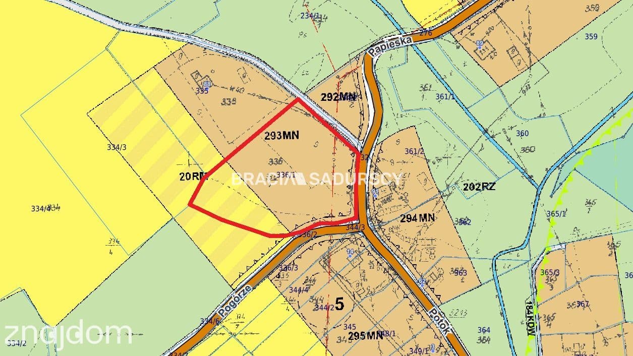 Działka budowlana 8900 m2 Poręba Żegoty - zdjęcie 5