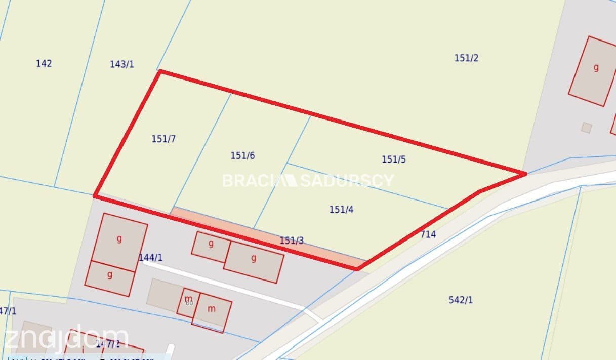 Działka budowlano-usługowa Wezerów, Słomniki - zdjęcie 2