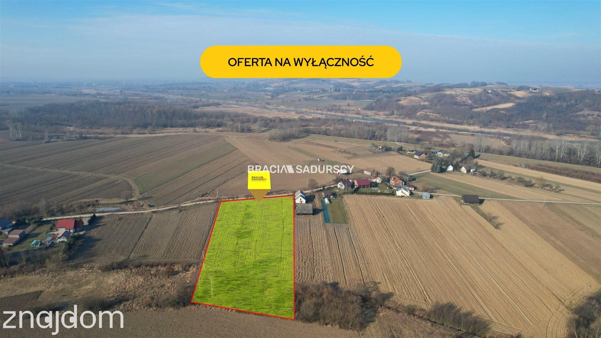 Popędzyna działka z możliwośćią uzyskania WZ