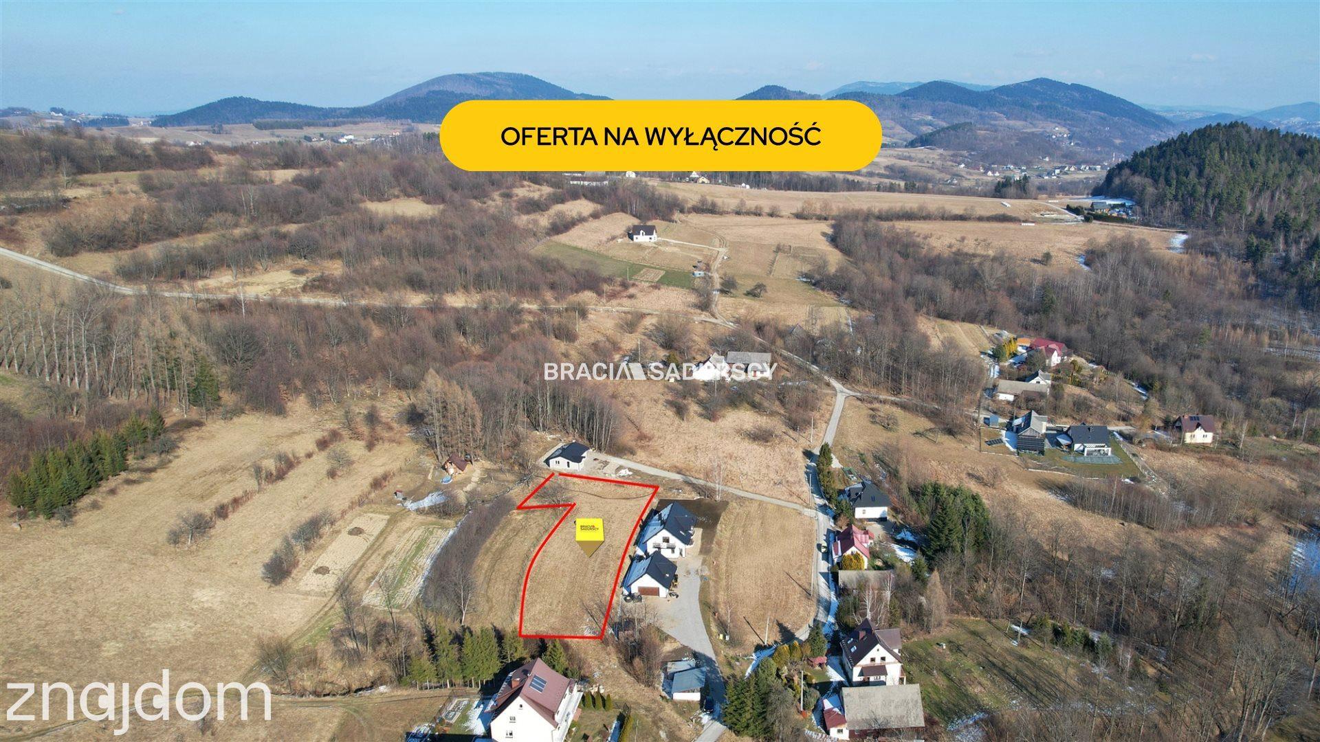 Piękna widokowa działka budowlana 16,63 ara Dobra