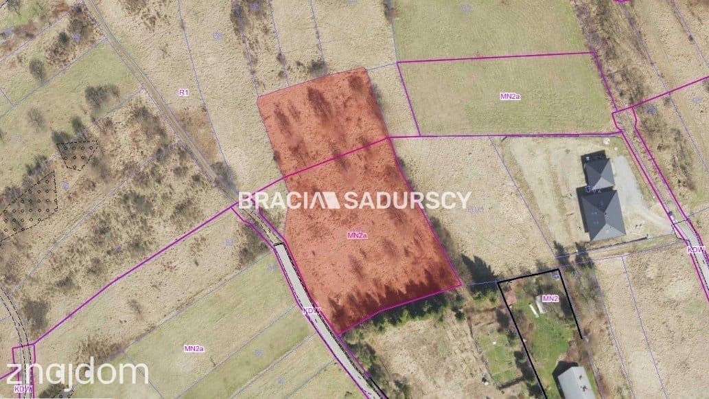 DZIAŁKA BUDOWLANA WIDOKOWA SUCHA BESKIDZKA 39 ARÓW - zdjęcie 5