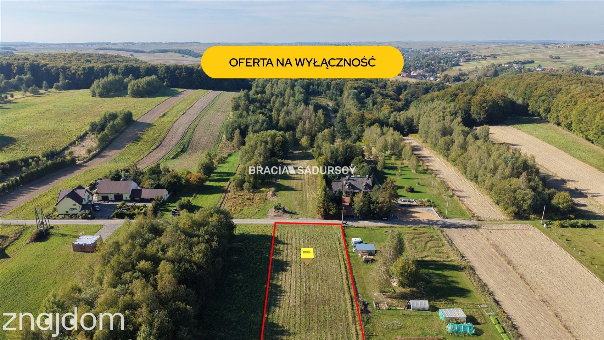 DZIAŁKA 60 AR. ROL-BUDOWLANA MEDIA SĄSPÓW SPOKÓJ