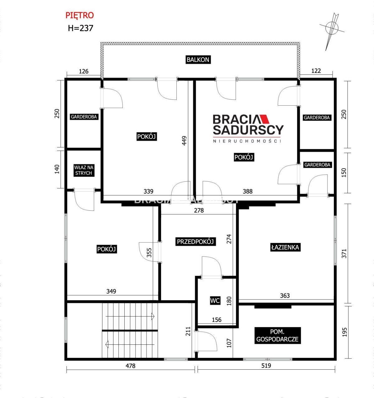 Dom wolnostojący 313m2 z basenem-blisko Krakowa - zdjęcie 36