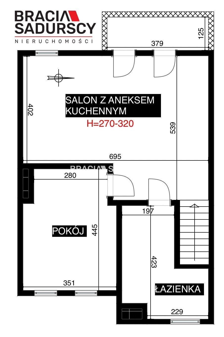 2-pok, 48 m² (ok. 60 m² po podłodze), balkon - zdjęcie 24