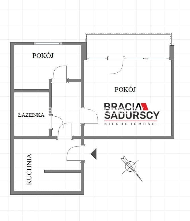 2 pokoje | 42,47 m² | Duża loggia | Klimatyzacja - zdjęcie 19