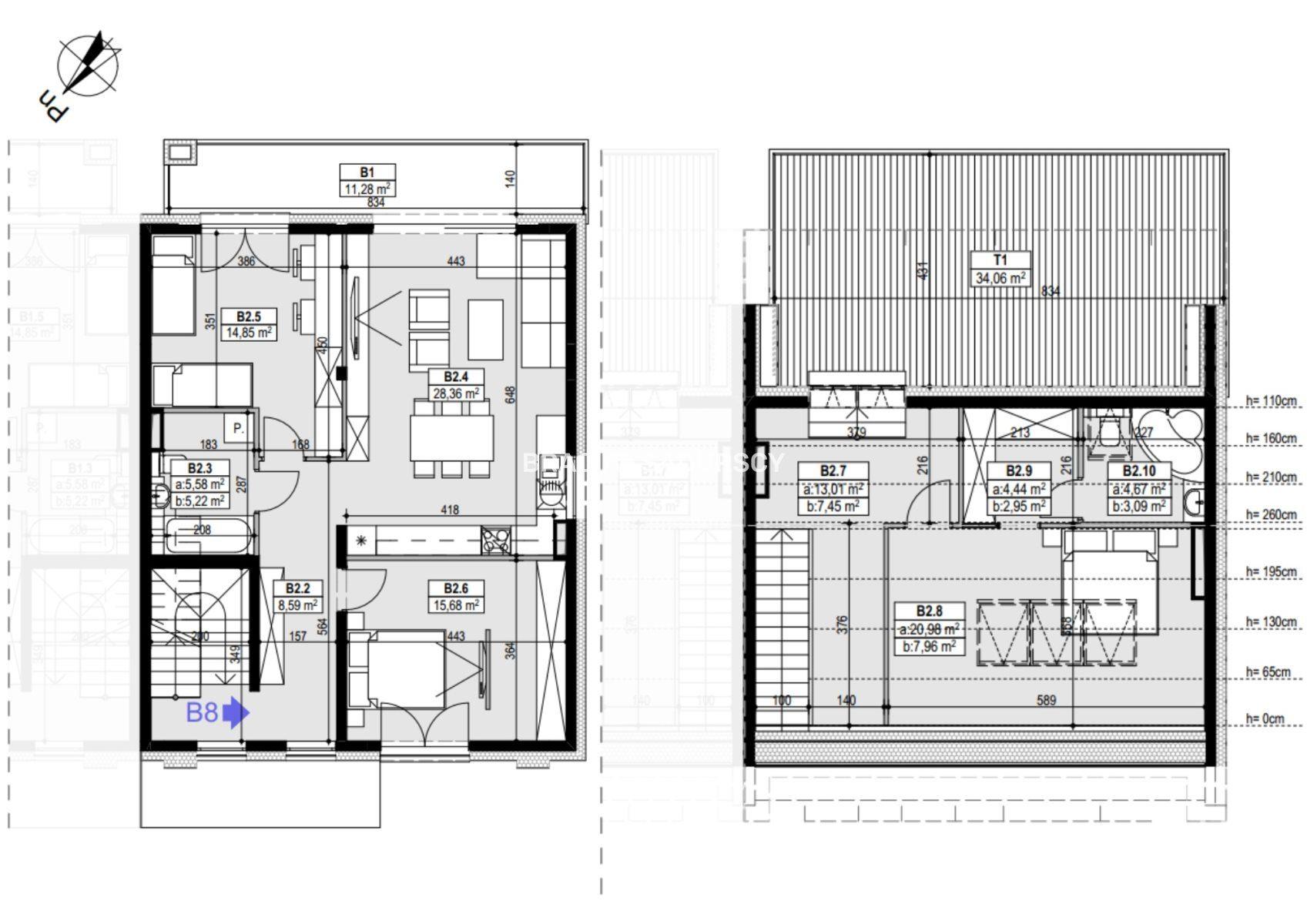 Zalesie/ 4 pok Apartament 73m / Ogródek/ 2xparking - zdjęcie 3