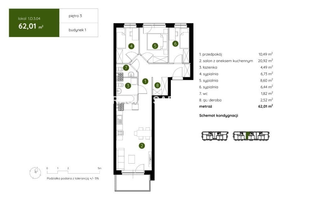 Smart Apartament na Prądniku Białym blisko Zieleni - zdjęcie 5