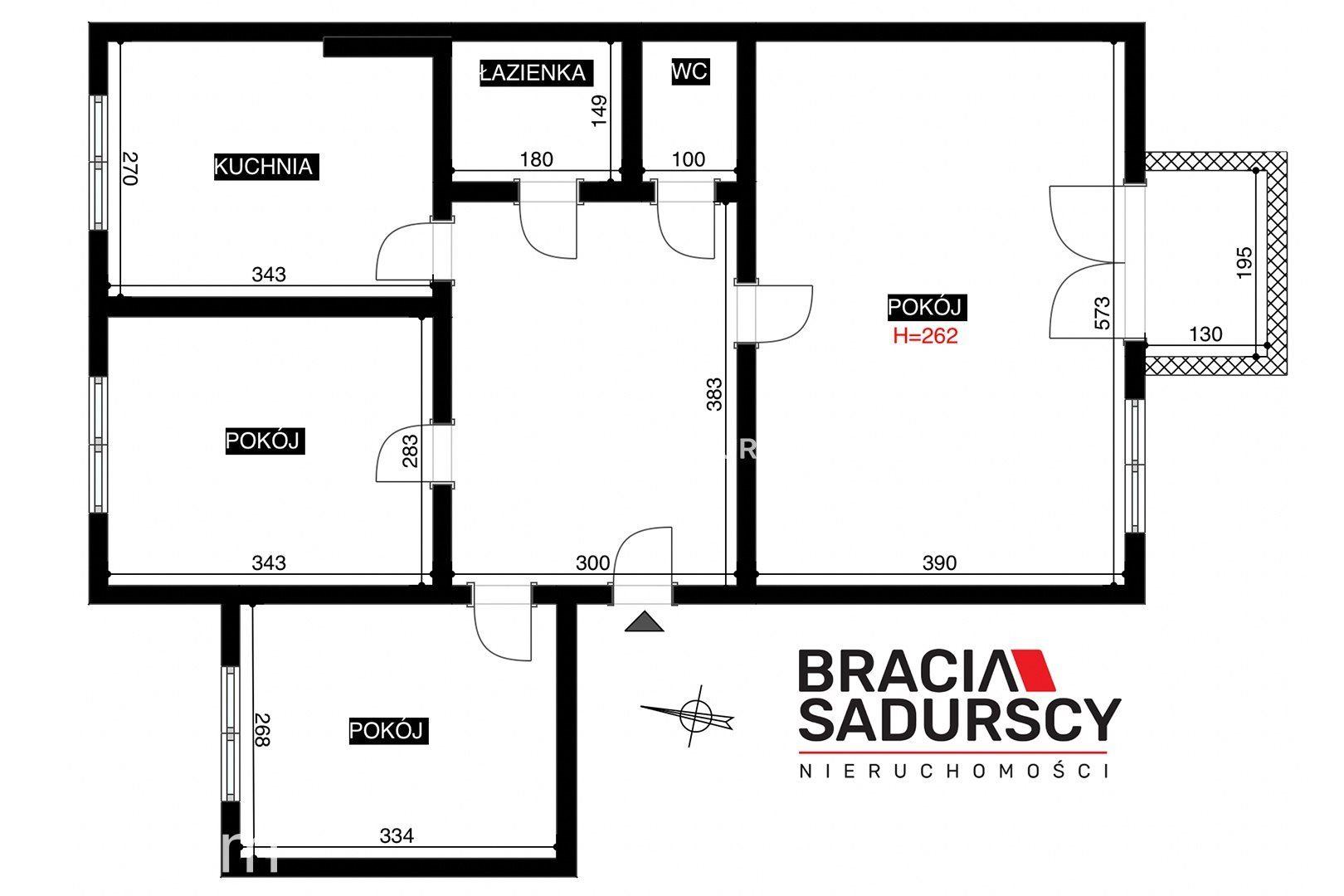 Ceglarska | 3 pokoje | balkon | blisko Zakrzówka - zdjęcie 3