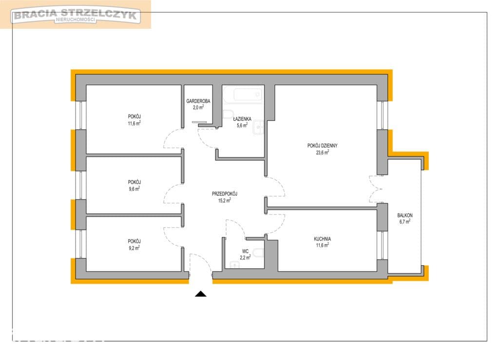 Ciche Rozkładowe 4 pokoje 91 m2 Mokotów - zdjęcie 13