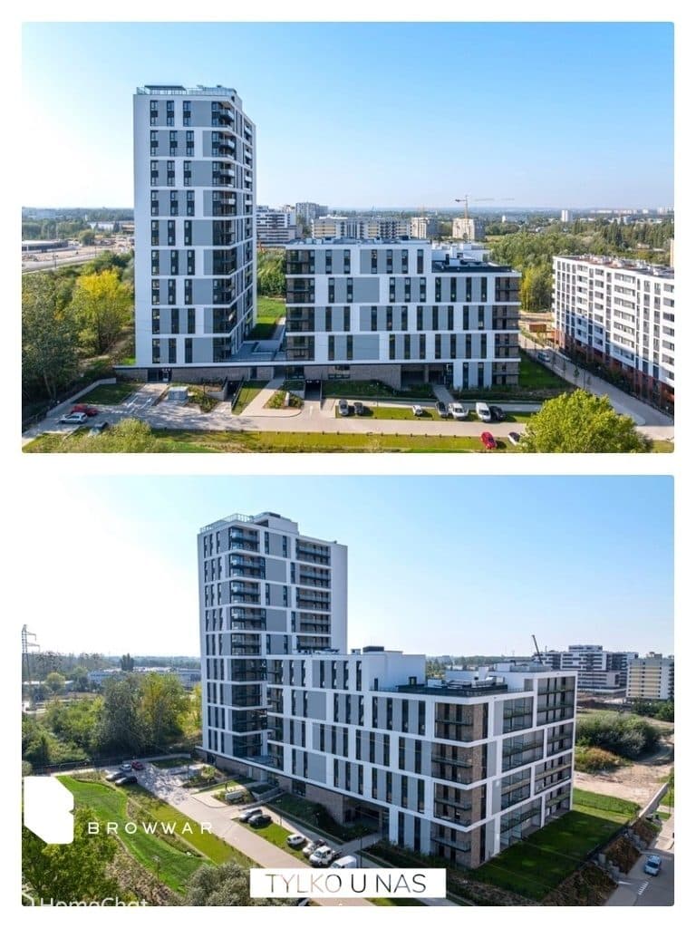 Nowoczesny apartament, 2 pokoje z balkonem