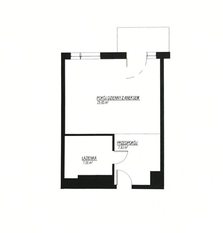 Wieża Jeżyce | 41m² | możliwość 2 pokoi - zdjęcie 4