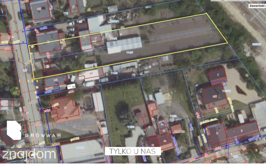 DUŻA DZIAŁKA 2051m² Z ZABUDOWĄ |CENTRUM ROKIETNICY