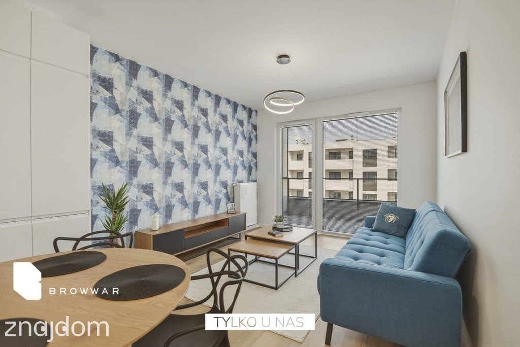 Nowoczesny apartament, 2 pokoje z balkonem