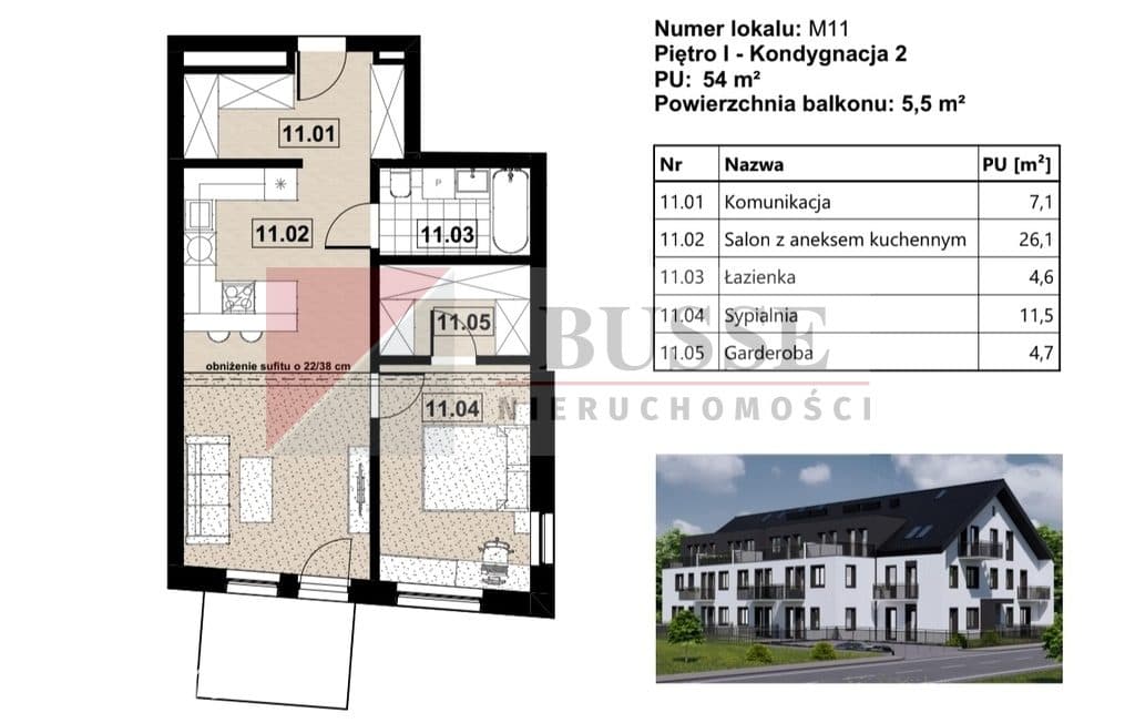 Dwa pokoje w stanie deweloperskim PROMOCJA! - zdjęcie 2