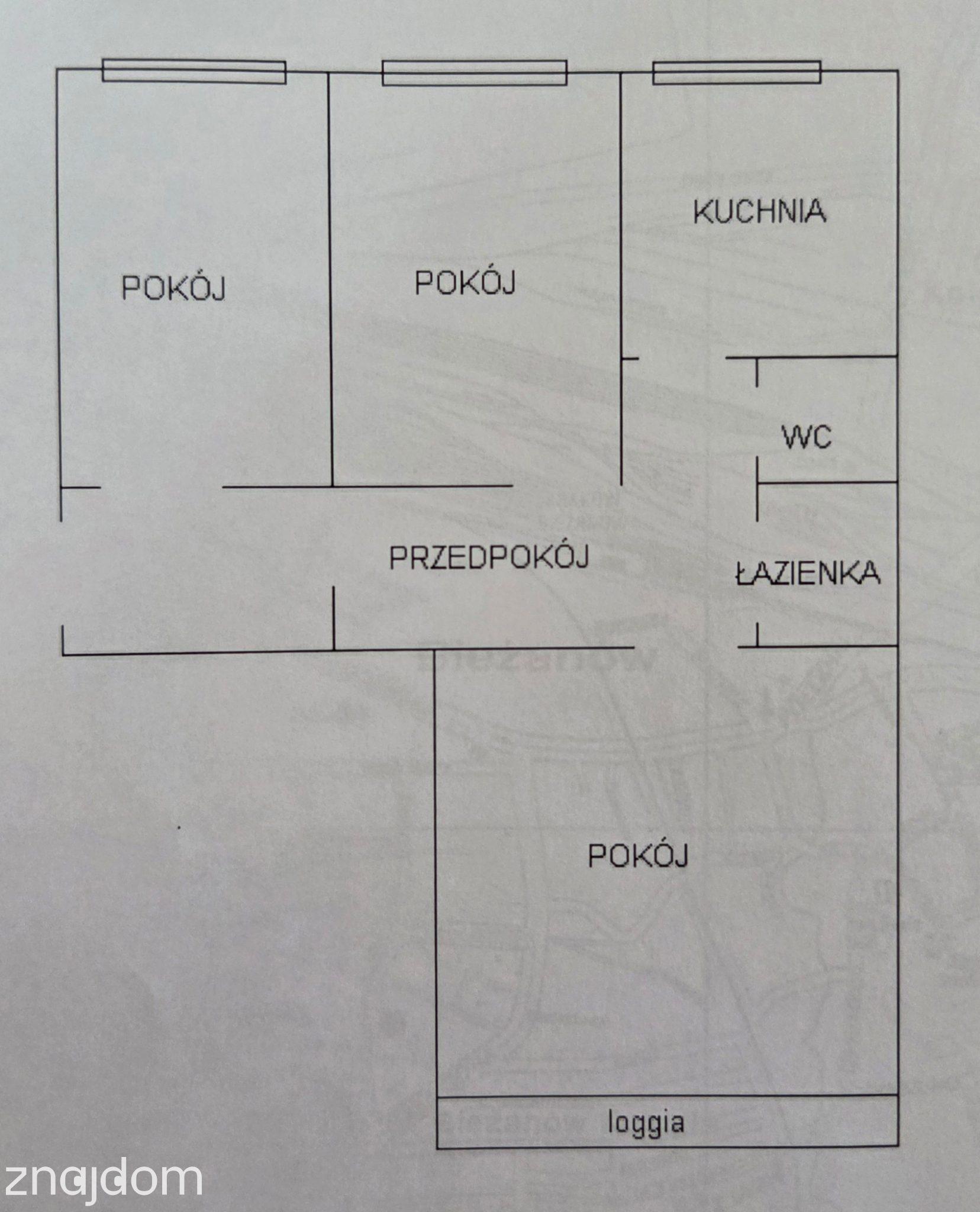 Mieszkanie 3-pokojowe | osobna kuchnia | osobne WC