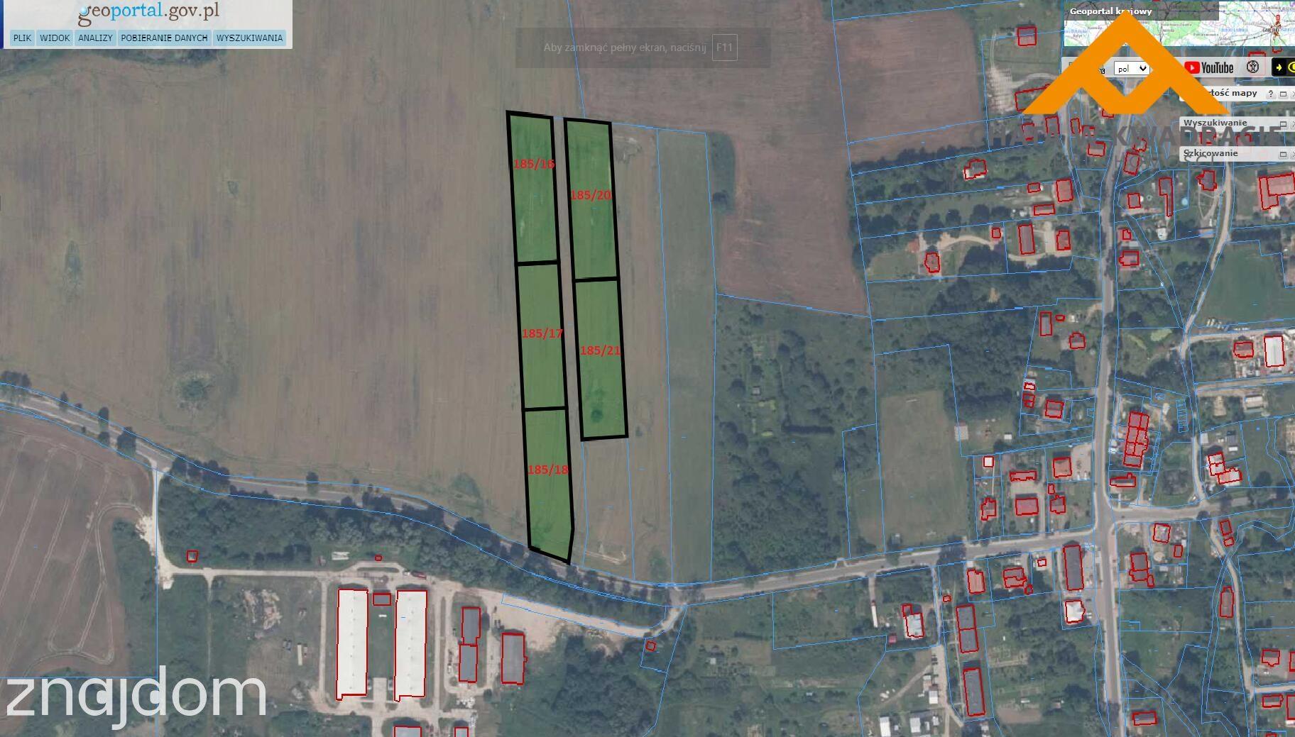 5 działek rolnych. 17 zł za m 2.Możliwość warunków zabudowy! Tuławki! - zdjęcie 6