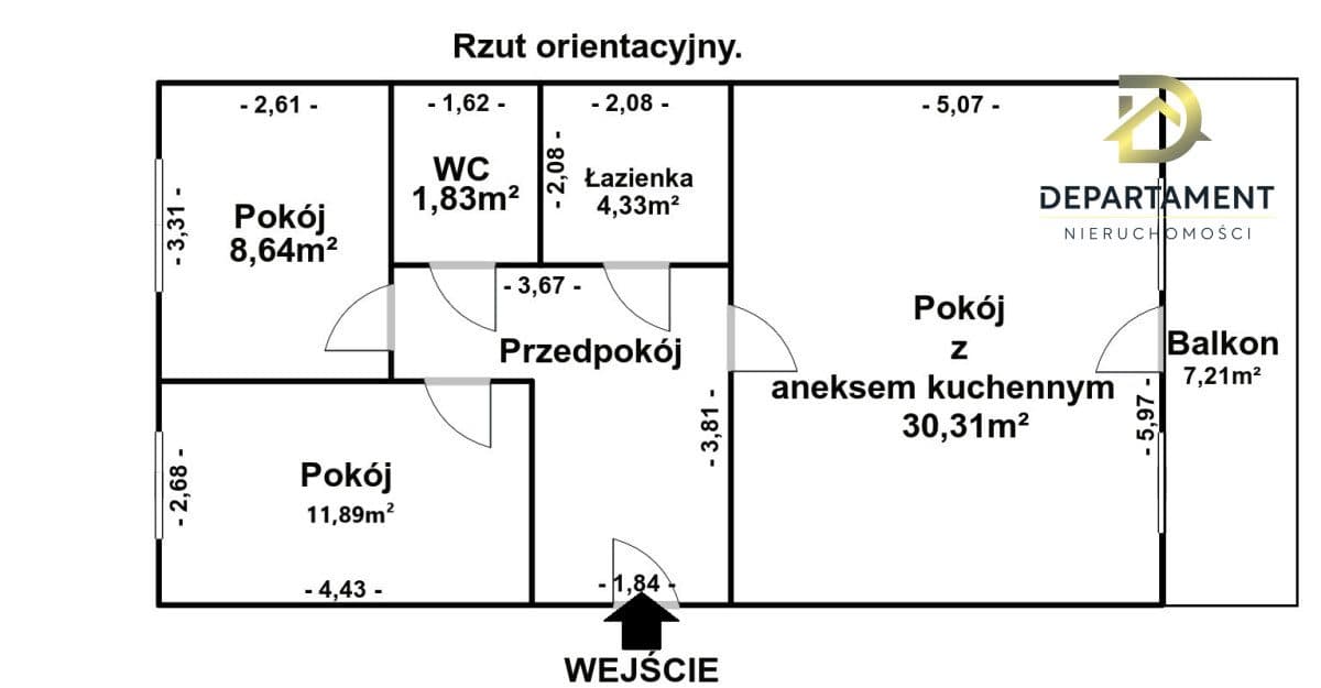 3 pokoje z balkonem | 1 piętro | Piekary Śląskie - zdjęcie 2