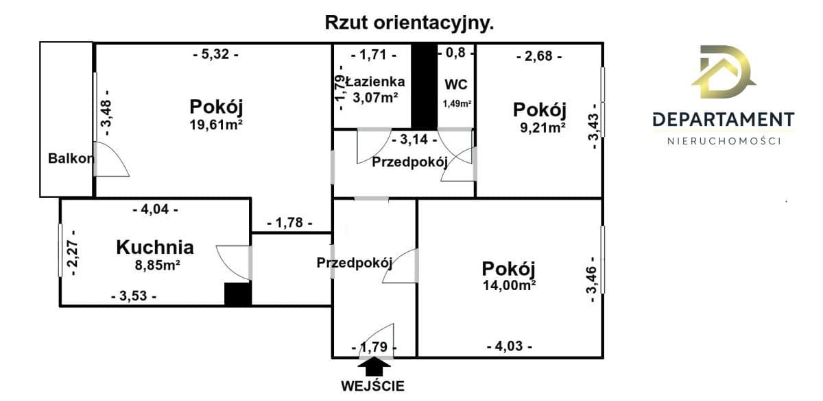 Mieszkanie 3 pokoje z balkonem | Świętochłowice - zdjęcie 2