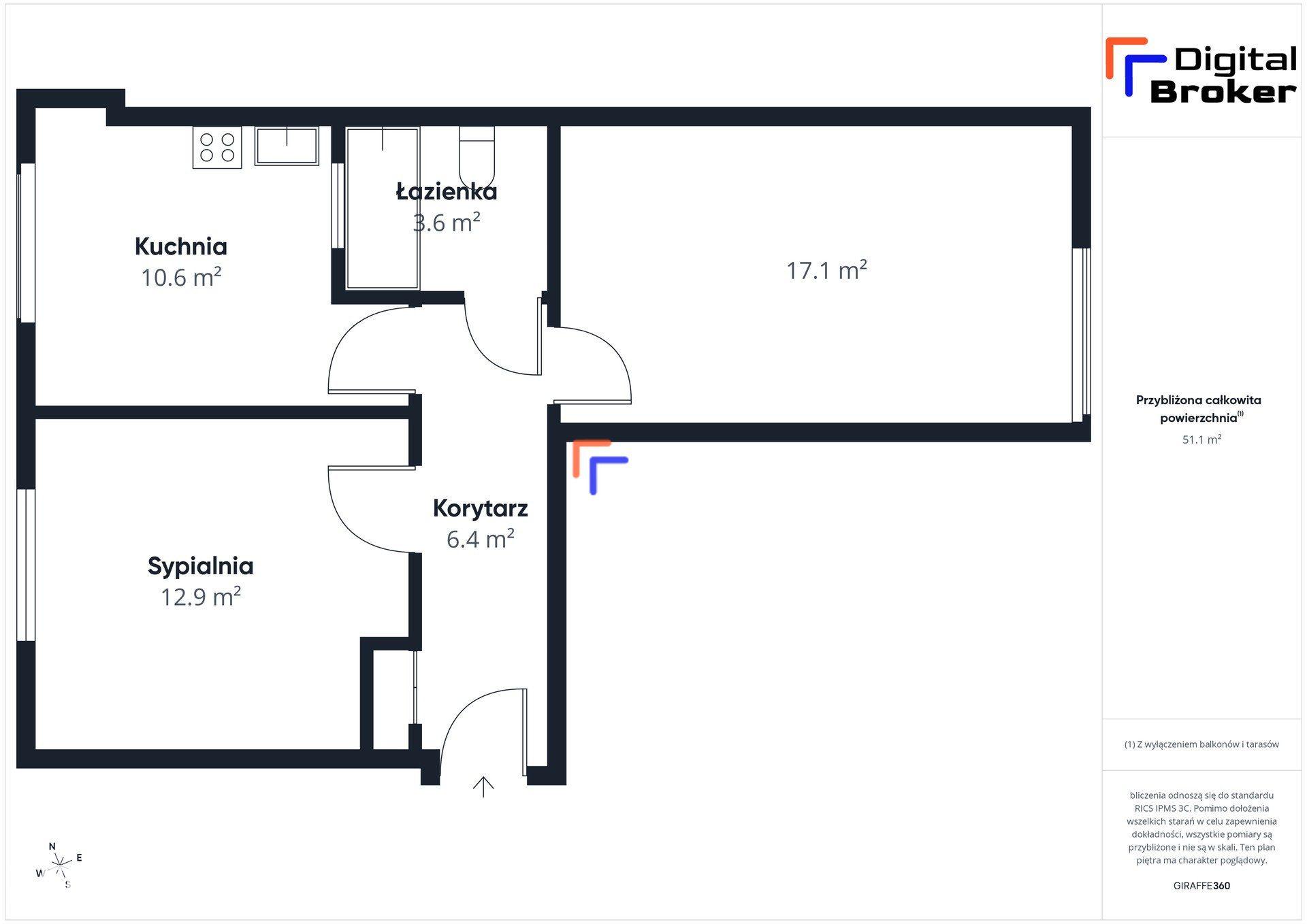 Wola | DUŻY POTENCJAŁ | 52 m² przy Metrze Młynów - zdjęcie 13