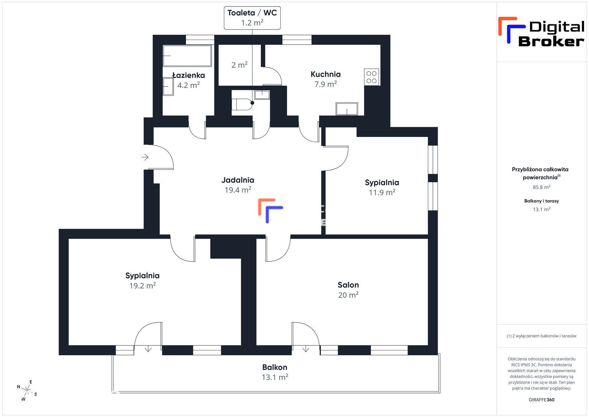 4 pokoje, 87,2 m², Wola, ul. Łucka 16A. - zdjęcie 15