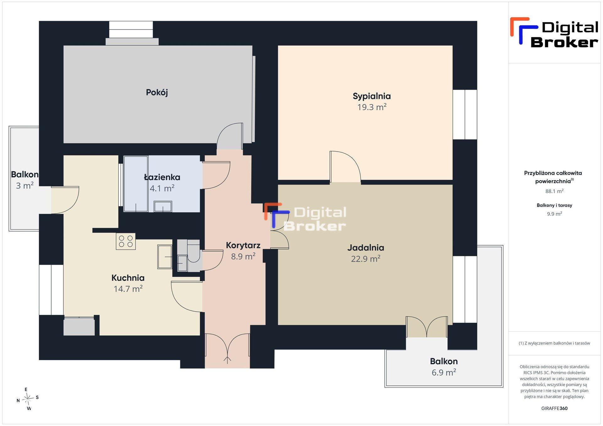 2 pok.|72 m² do dyspozycji|Parking|Wieniawa|Blisko KUL i UMCS - zdjęcie 21