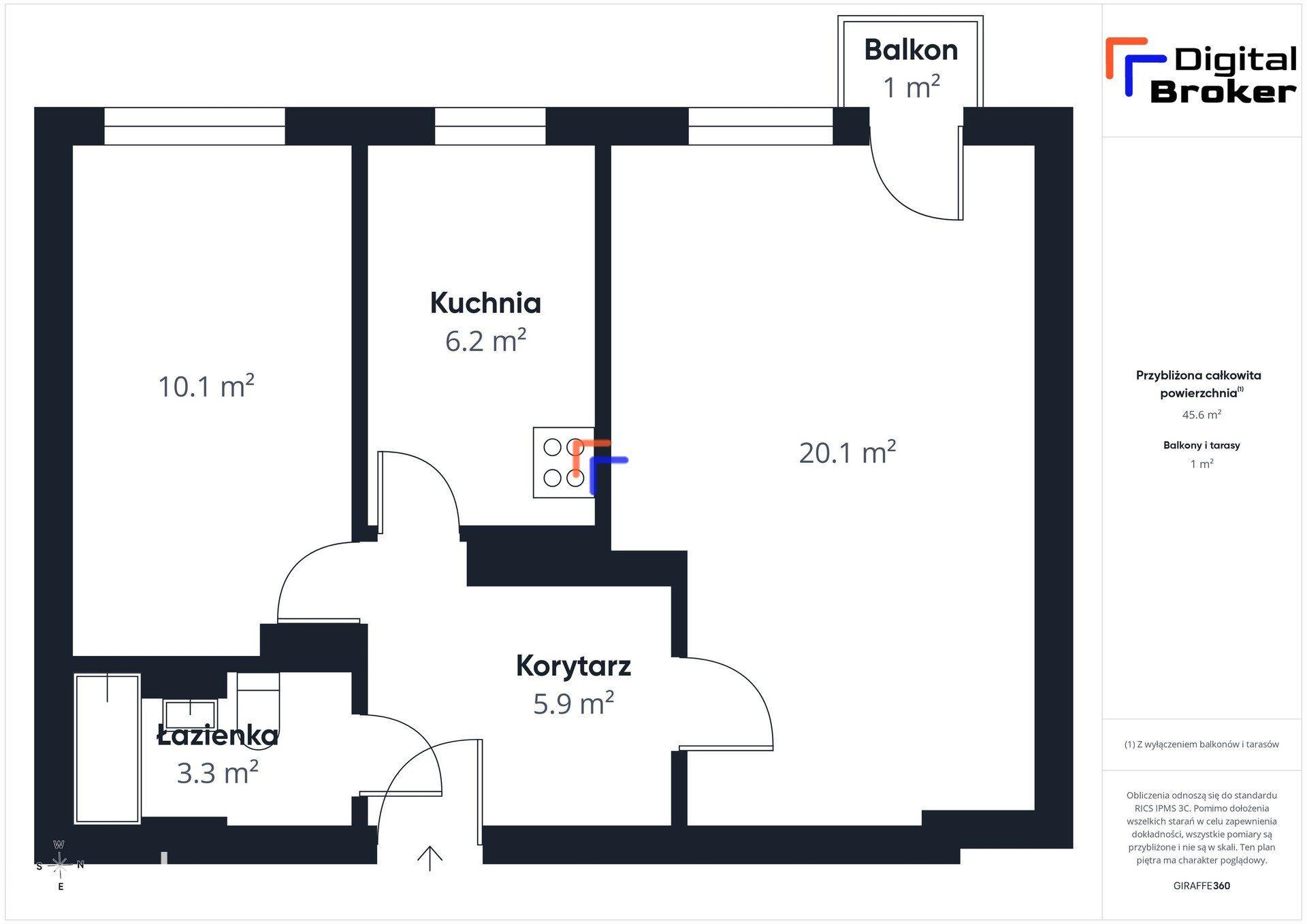 2 pokoje | 46m² | Zachód | Osobna kuchnia | Metro | Bródno - zdjęcie 11