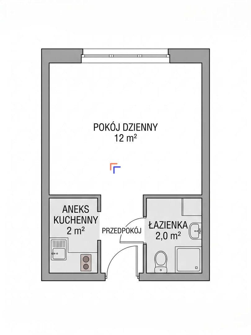 Kawalerka przy metrze Wierzbno - zdjęcie 9
