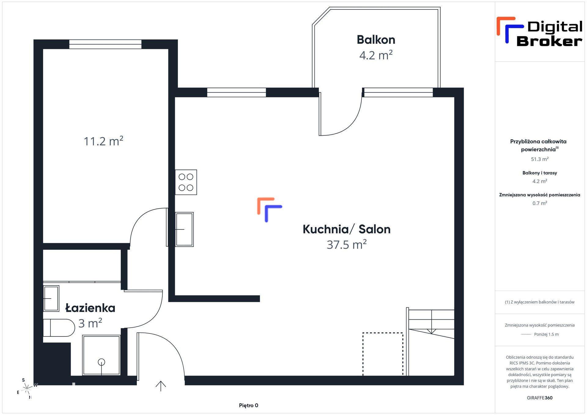 4 pokoje | 86,09 m² | 101,5 m² po podłodze | Nadbystrzycka | Balkon - zdjęcie 26