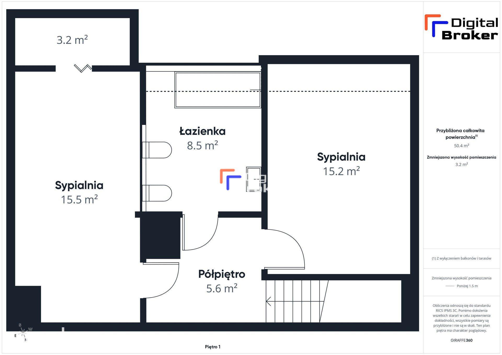 4 pokoje | 86,09 m² | 101,5 m² po podłodze | Nadbystrzycka | Balkon - zdjęcie 27