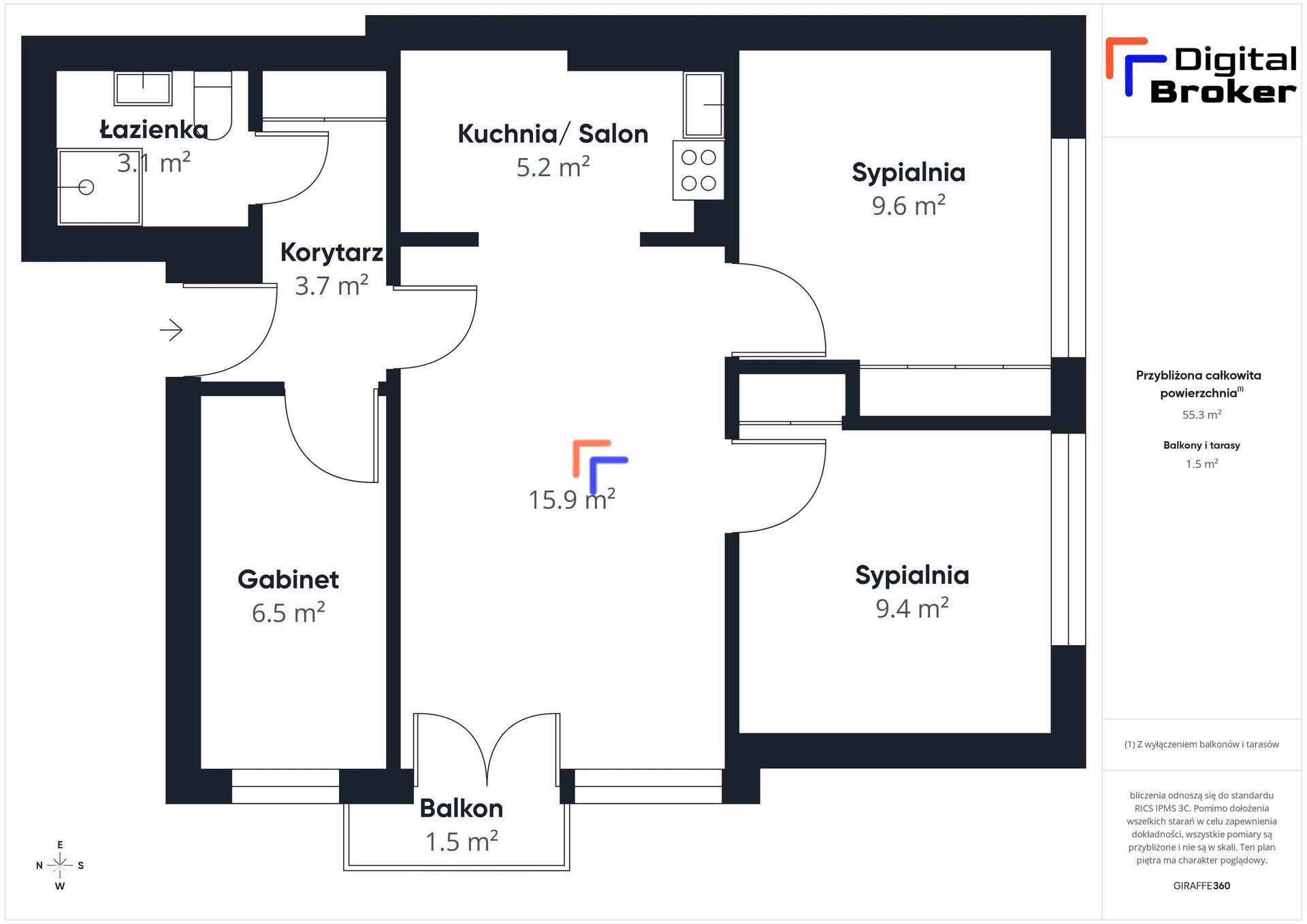 4 Pok | 56m2 | Kremerowska | Klimatyzacja | Gotowe pod wynajem - zdjęcie 19