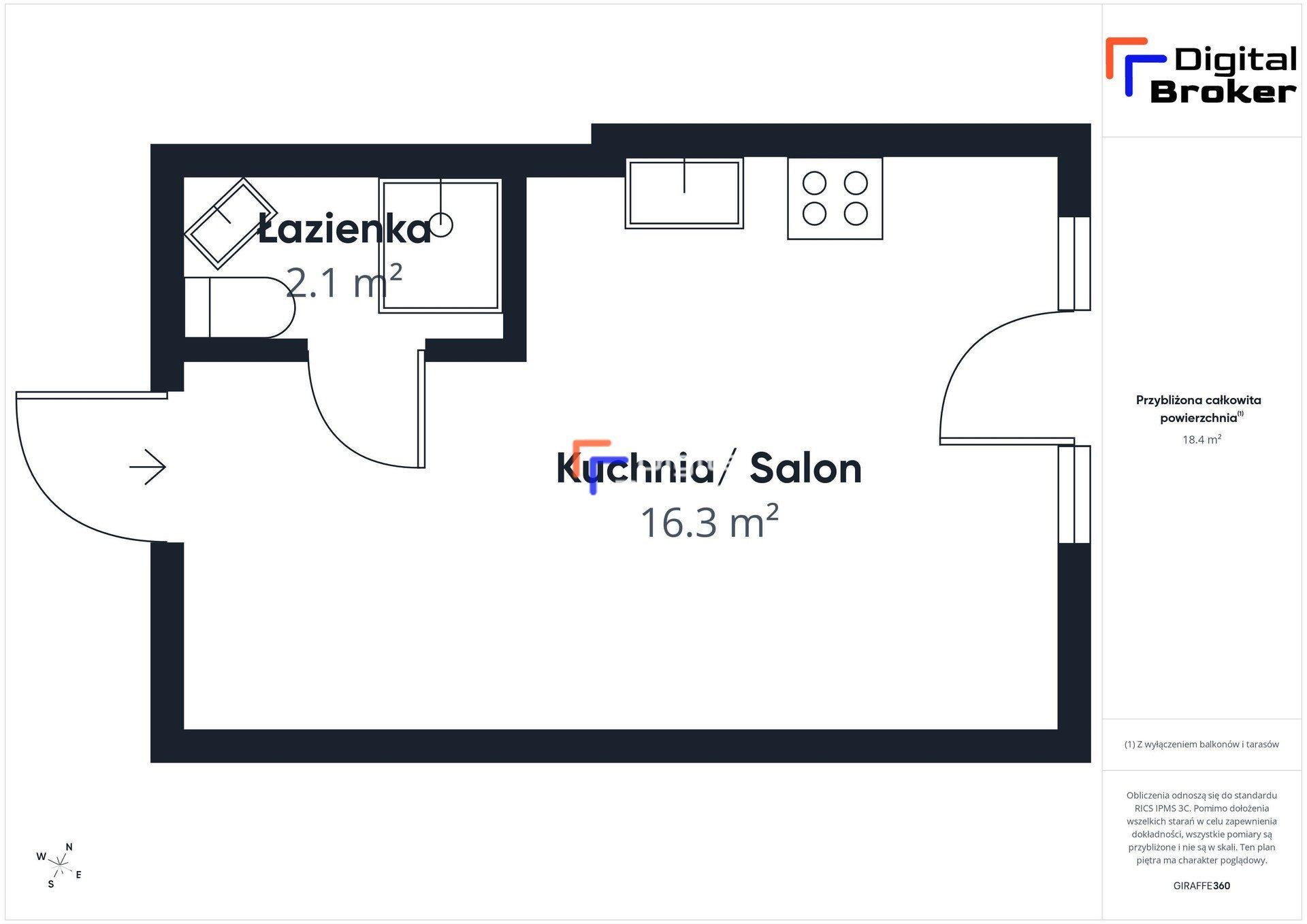 Kawalerka | 18,64 m² | Balkon | Praga-Północ - zdjęcie 17