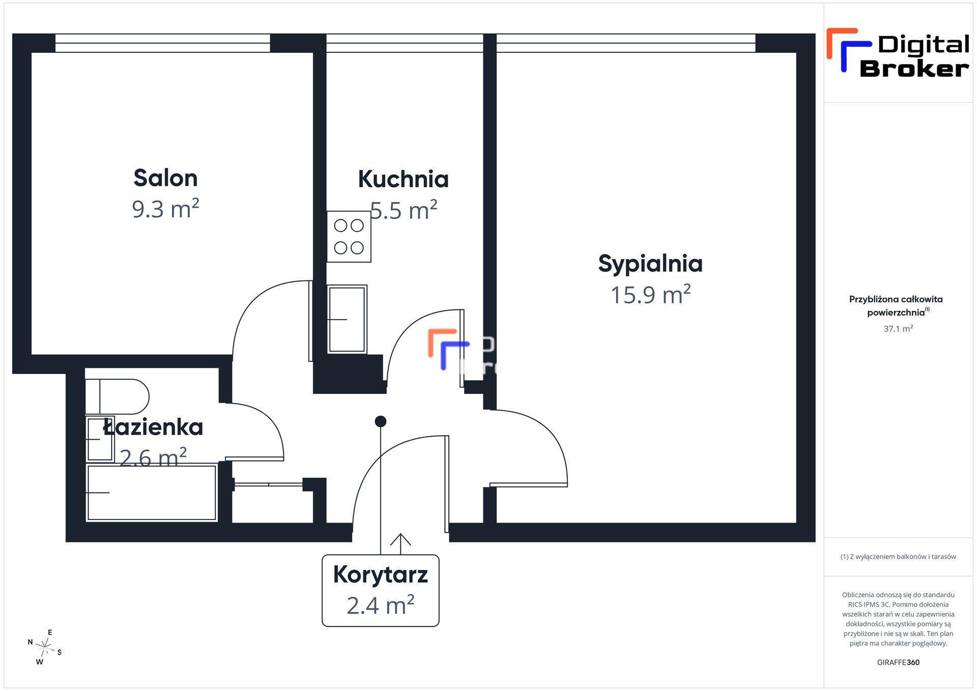 2-pokojowe mieszkanie | os. Powstań Narodowych | Jasne i ustawne - zdjęcie 8