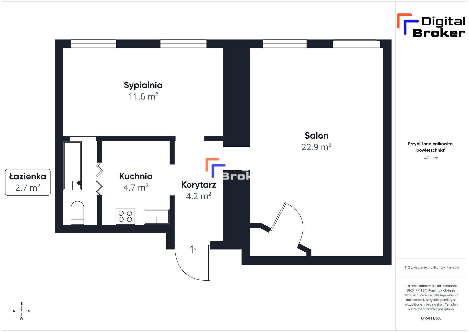 2 pokoje / Kurak / Blisko Stawów Jana / Duży balkon - zdjęcie 13