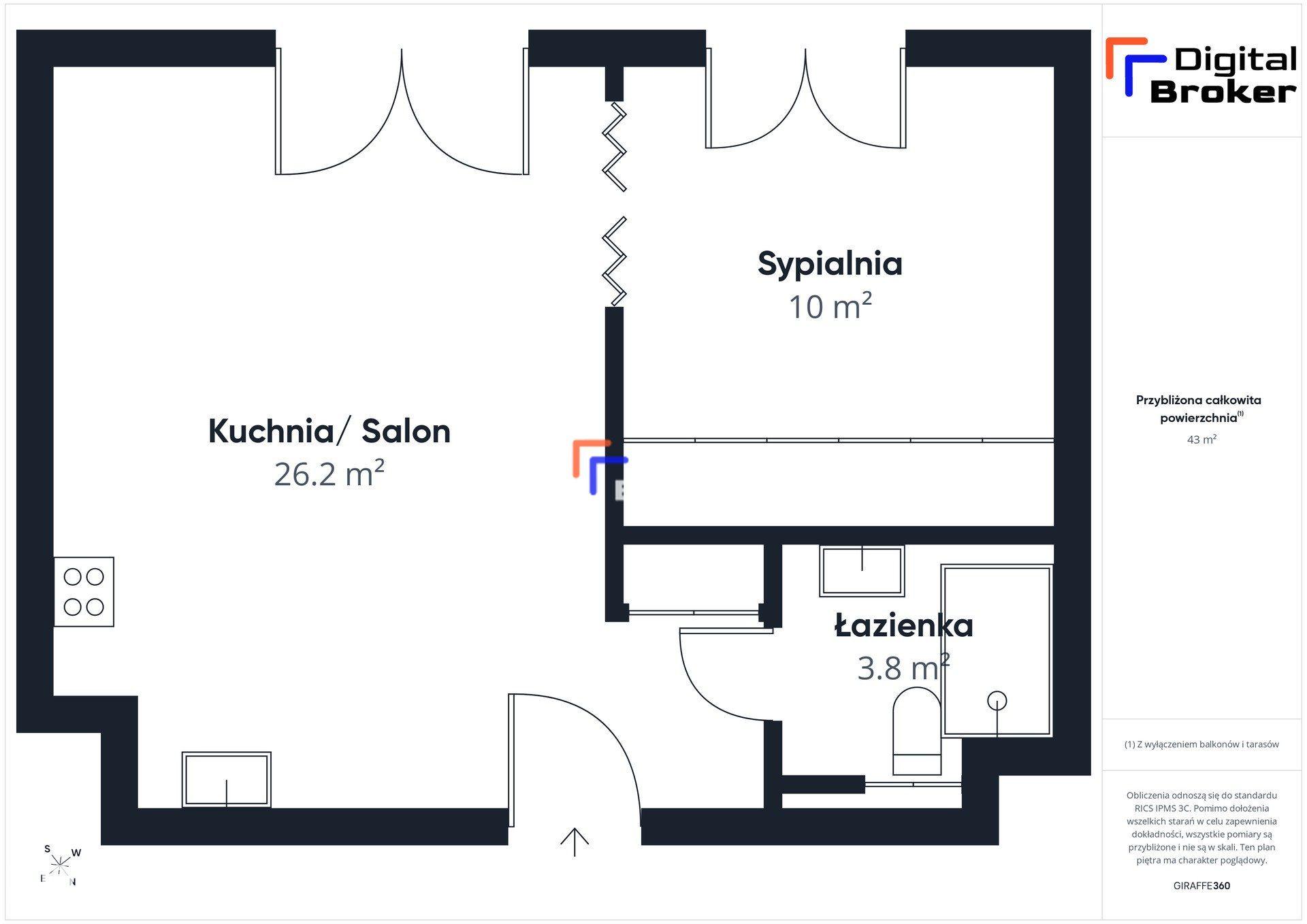 * Port Praski * 43m2 * 2 pokoje * Wykończenie Premium * - zdjęcie 15