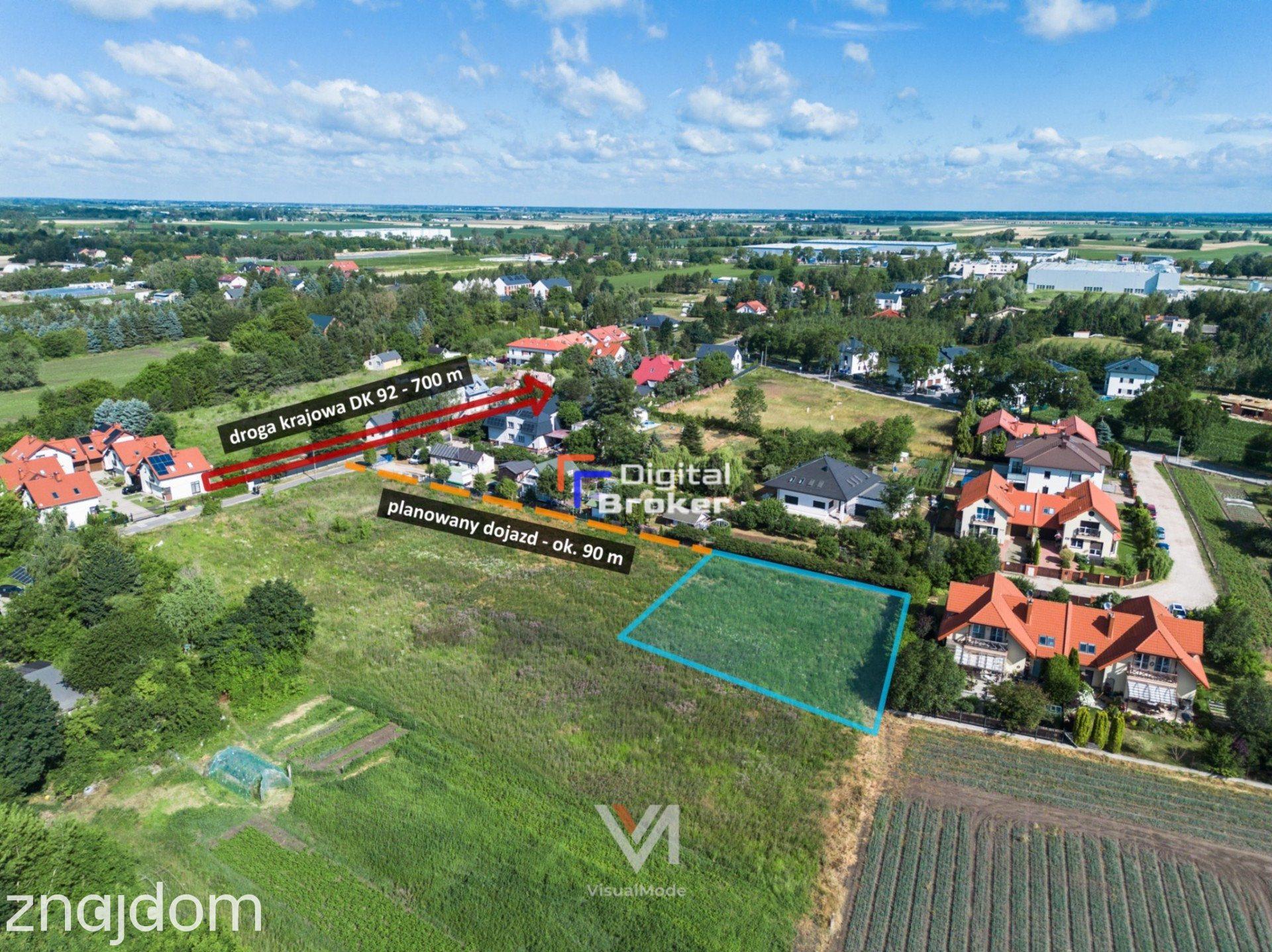 działka budowlana, wszystkie przyłącza, Święcice/Ożarów
