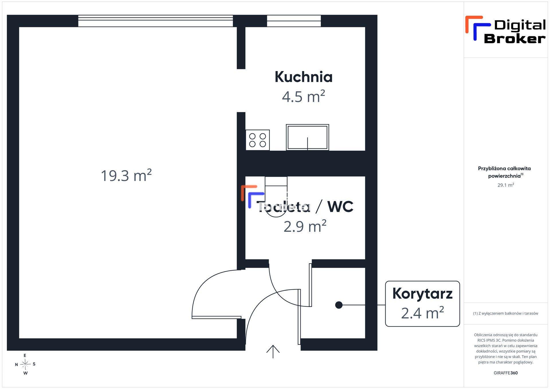 Kawalerka z dużym potencjałem|Oddzielna kuchnia|Warszawa Wawer - zdjęcie 14