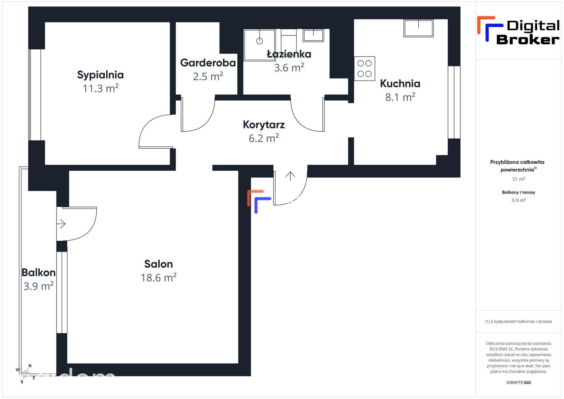 2 Pokoje - Balkon - Kurak - Przy PARKU - zdjęcie 15
