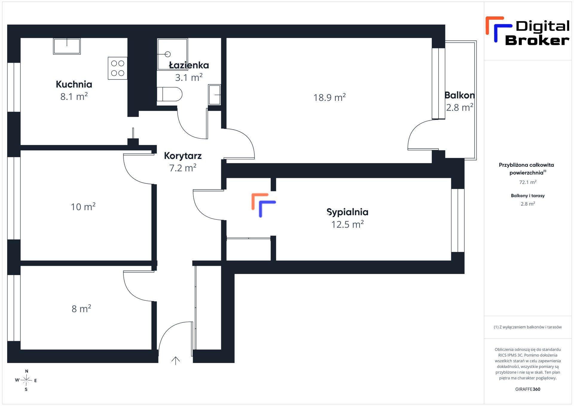 4 pokoje | ul. Orkana - Brynów | balkon | do negocjacji! - zdjęcie 12