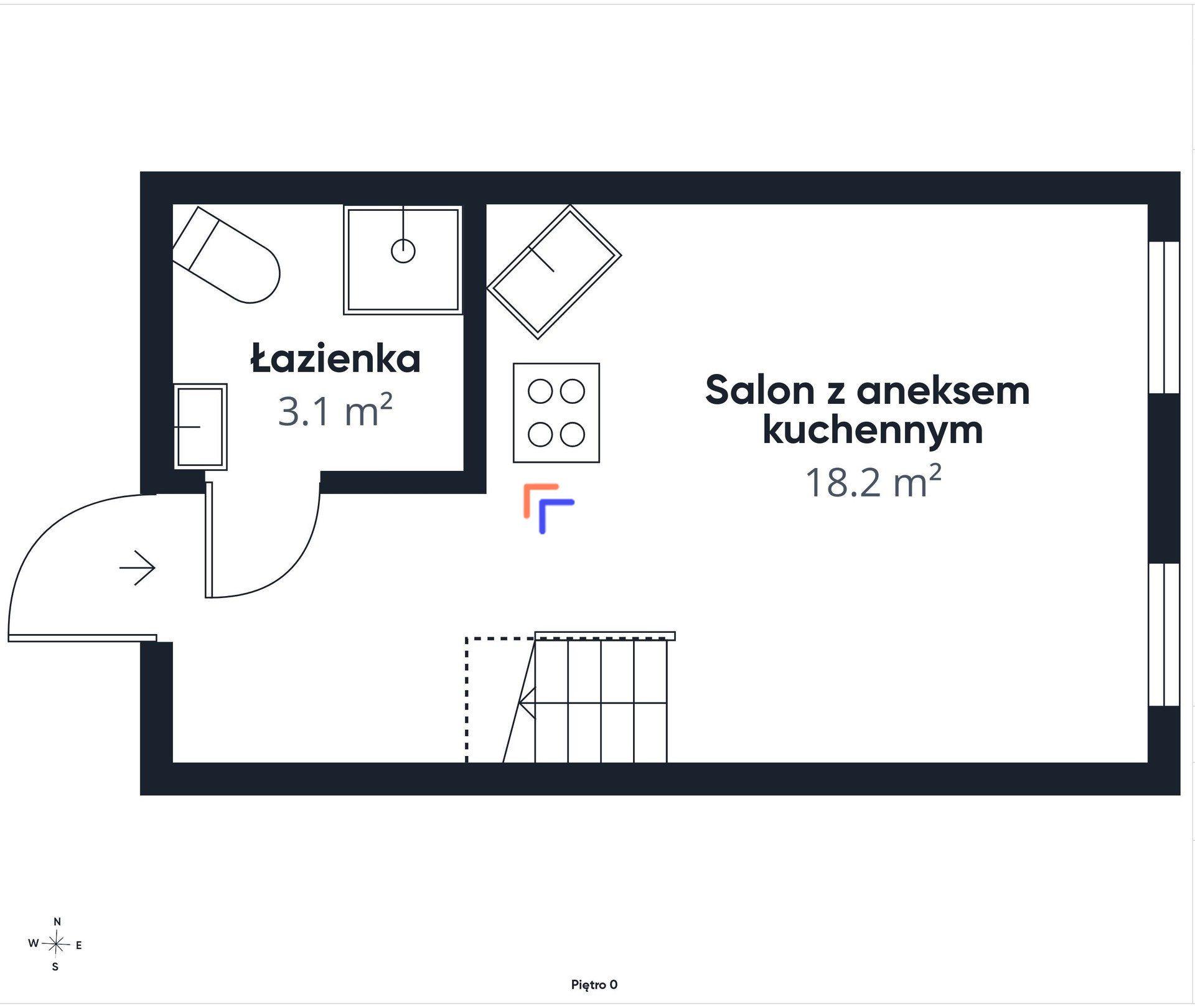 3 Pokoje / Antresola / 1 Piętro / Przynależne miejsce postojowe - zdjęcie 25
