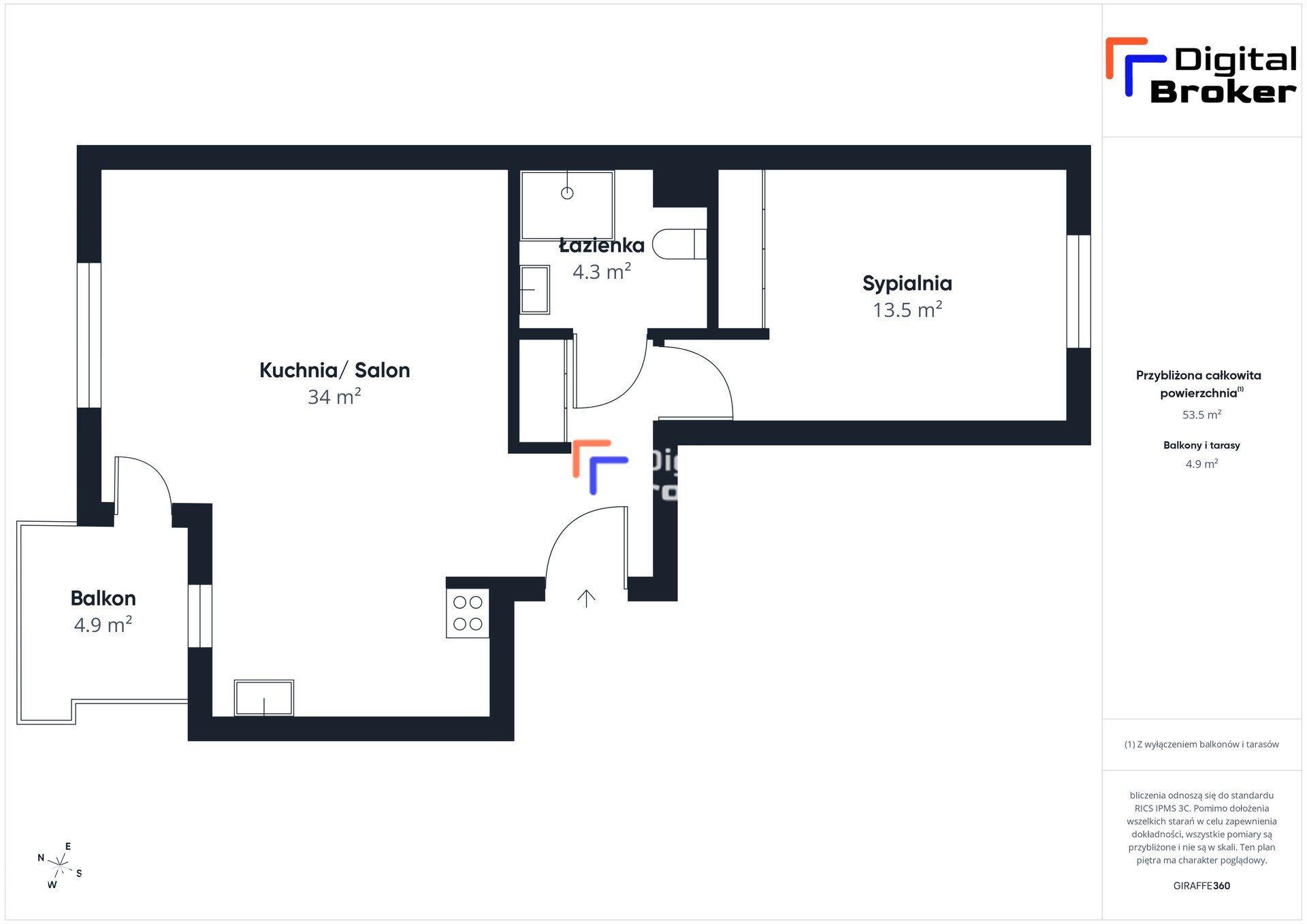 |Wola Prestige | Jasne 2 pokoje | 6 piętro| - zdjęcie 13